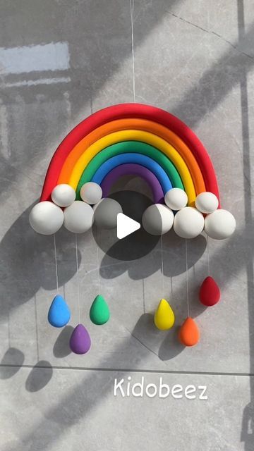 K I D O B E E Z on Instagram: ""Crafting color from clay: Bringing rainbows to life, one sculpted curve at a time."  #kidobeez #blookart #kids #kidsfashion #children #babyboy #momlife #babies #parenting #instakids #art #handmade #education" Rainbow Clay Art, Clay Art For Kids, Polymer Clay Rainbow, Rainbow Clay, Clay Rainbow, Rainbow Activities, Clay Crafts For Kids, Oven Bake Clay, Kids Clay