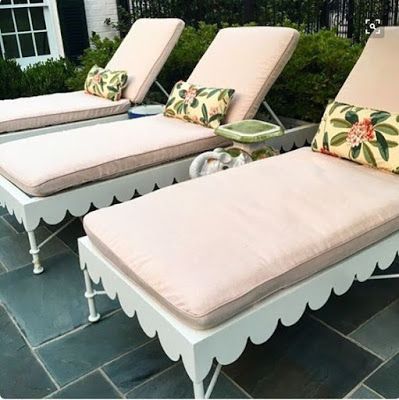 Horse Country Chic: Tory Burch Garden Party Palm Beach Style, Backyard Beach, Chaise Lounges, Outdoor Rooms, Country Chic, Pool Houses, Outdoor Living Space, Outdoor Bed, Outdoor Spaces