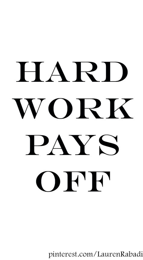 Hard work pays off Hard Work Pays Off Quotes, Hard Work Pays Off, Motivation Board, Gym Quote, Motivation Inspiration, Daily Motivation, Study Motivation, Positive Thinking, Work Hard