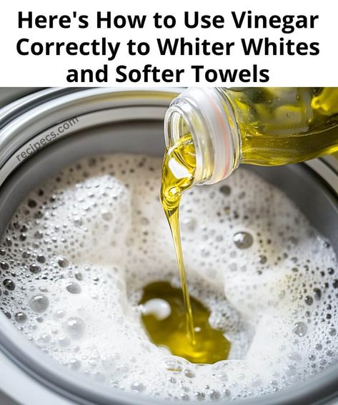 Here’s How to Use Vinegar Correctly to Whiter Whites and Softer Towels – Recipecs Cheesecake Pound Cake Recipe, Whiter Whites, How To Whiten Clothes, Towels Smell, Pineapple Pork, Carpet Cleaner Homemade, Bulgogi Beef, Best Banana Bread, Stain Removal