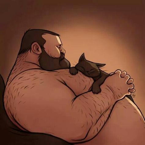 Gay Comics, Bear Illustration, Lgbt Art, Queer Art, Cartoon Man, Bear Art, Gay Art, Bear Cartoon, Male Art