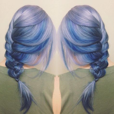 Moonstone Hair Is About to Be the Next Big Rainbow Hair Trend Balayage, Colourful Hair, Pastel Hair, Moonstone Hair, 2015 Hair, 2016 Hair, Turquoise Hair, Blue Beauty, Wild Hair