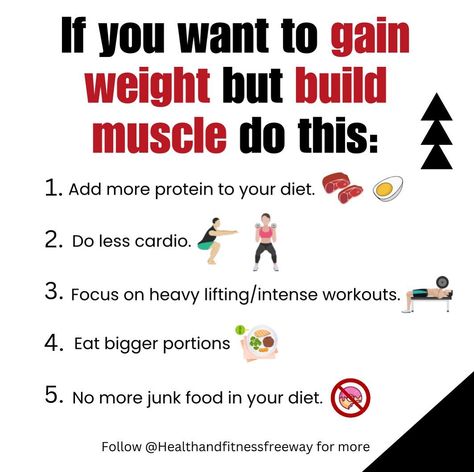 If you want to gain weight & build muscle do these 5 things and it will be 10x easier💪 Follow @healthandfitnessfreeway for more! If you are not sure where to start or just need more tips and tricks, click the link in my bio for: A blog on the top 10 best fitness tips to upgrade your workout routine for the best results in less than 3 months! & A blog on the top 10 best natural weight loss supplements and how you can shed those pounds as fast as possible! Follow @healthandfitnessfreeway... Tips To Gain Weight, Diy Crafts Easy At Home, Weight Gain Journey, Weight Gain Supplements, Luxury Room, Chair Exercises, How To Gain, Fun Recipes, Crafts Easy