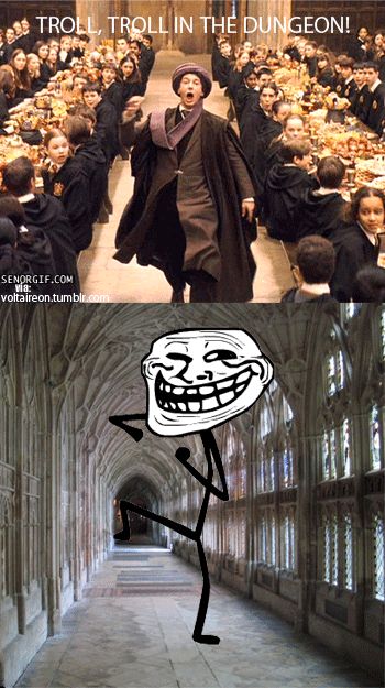 no. troll, trollface in the dungeon Severus Sneep, Glume Harry Potter, Funny Harry Potter Jokes, Harry Potter Memes Hilarious, Harry Potter Puns, Lord Voldemort, Rage Comics, Troll Face, Harry Potter Jokes