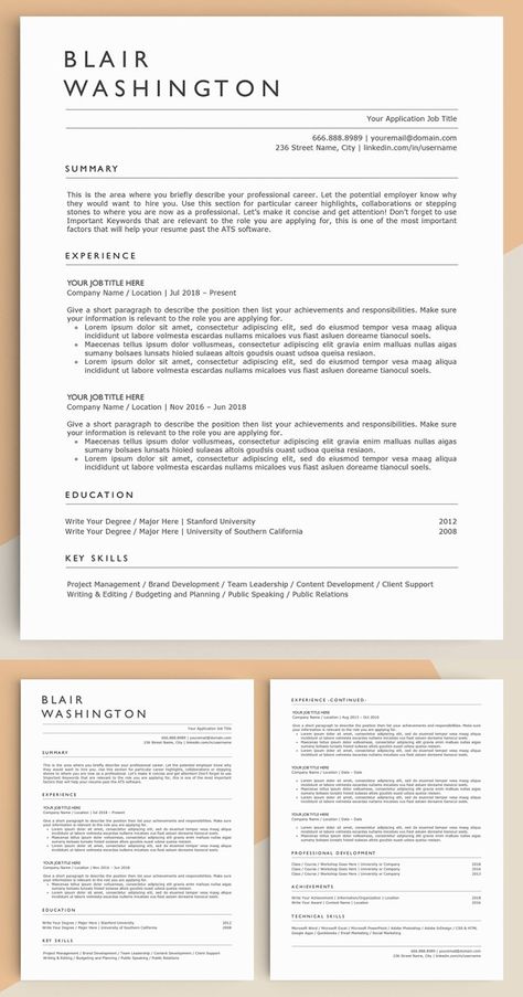 ATS Resume Template Resume Template Free Downloadable Word, Minimal Resume Design, Minimal Resume Template, Ats Resume, Free Resume Templates, Free Resume Template Download, Resume Ideas, Clean Resume Template, Cv Template Word