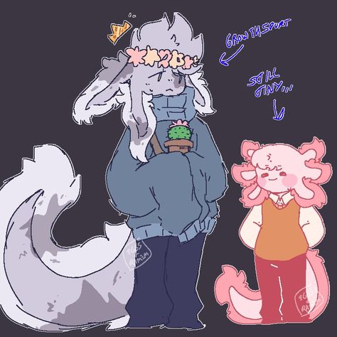 Axolotl Oc Drawing, Axolotl Oc Art, Axolotl People, Axolotl Fursona, Sea Bunny Oc, Axolotl Drawings, Axolotl Oc, Sir Fluff, Oc Drawings