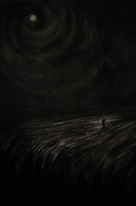 “There Is A Subway Lower Than Hell…”: The Superb Dark And Sinister Artworks By Vergvoktre Stare Into The Abyss, Into The Abyss, Cosmic Horror, 다크 판타지, World Of Darkness, Dark Pictures, The Abyss, Arte Obscura, Ethereal Art