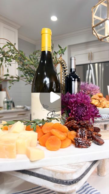 @petitefetetable on Instagram: "Here is the recipe for your perfect date night!

Here’s how I did my pairings to host the perfect wine tasting.  This formula will work for hosting any situation.  I started with 3 wines that I selected with the help of my local wine store.  My husband is a wine connoisseur so I wanted to select a few that we hadn’t tried before.  First, 
Champagne + Crispy Snacks ( I served Ferrari Perle with salty crispy plantain chips.)

Chardonnay + Cleese ( I served Flaneur Chardonnay with dried apricots, cheese and nuts

Cabernet Sauvignon + bread and cheese (I served Ehlers Estate Cabernet Sauvignon with crostini and cured meats.

Next, add the decor and vibes. I created a station for each wine pairing, added flowers, pretty napkins, candles, and small plates.  Finall Crispy Snacks, Plantain Chips, Perfect Date Night, Flowers Pretty, Wine Connoisseur, Wine Store, Dried Apricots, Cured Meats, Perfect Date