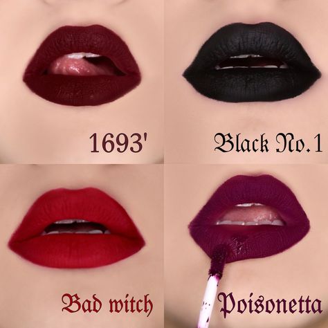 Dark Makeup Looks, Bad Witch, Black Lipstick, Goth Makeup, Dark Makeup, Lip Art, Soft Lips, Matte Liquid Lipstick, Makeup Eyeliner