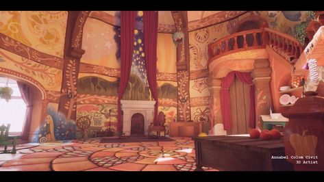 Rapunzel Room, Tower Interior, Tangled Concept Art, Tangled Tower, Disney Princess Challenge, Tangled Cartoon, Tangled Painting, Rapunzel Tower, Rapunzel Cosplay