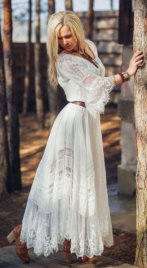 Western Dress Patterns, Western Style Wedding Dress, Country Chic Dresses, Country Western Dresses, Country Style Dresses, Country Style Wedding Dresses, Mode Country, Western Style Dresses, Stile Boho Chic