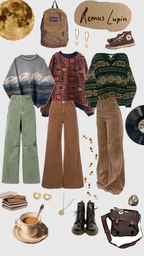 Highschool Outfit Ideas, Outfits Highschool, School Outfits Highschool, Mode Hippie, Aelfric Eden, Patterned Sweater, Downtown Outfits, College Fits, Earthy Outfits