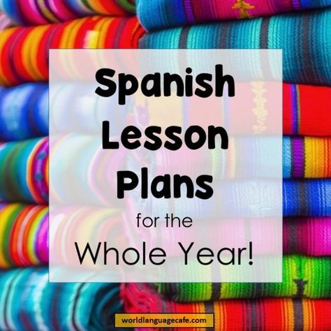 Spanish Lesson Plans High School, Middle School Spanish Lessons, Preschool Spanish Lessons, Spanish Teacher Classroom, Beginner Spanish Lessons, Free Spanish Lessons, Spanish Classroom Decor, Spanish Learning Activities, Preschool Spanish