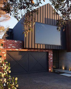 Industrial House Exterior, Minimalist Space, House Cladding, Duplex Design, Townhouse Designs, Efficient Storage, Space Efficient, House Extension Design, Brick Exterior House