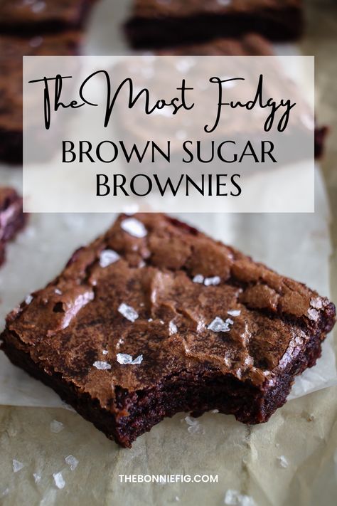 Brownie Recipes With Butter, Brownies With Cacao Powder, Splenda Brown Sugar Recipes, Brown Sugar Recipes Easy, One Pot Brownies, Best Chewy Brownie Recipe, Made From Scratch Brownies, 13x9 Brownie Recipe, Healthy Brownie Recipe Easy