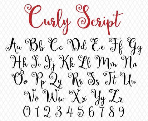 Magic Font Alphabet, Elf Writing Font, Curly Fonts Calligraphy, Santa Handwriting Font, Holiday Fonts Alphabet, Winter Fonts Alphabet, Curly Fonts, Fonts For Christmas, Elf Font