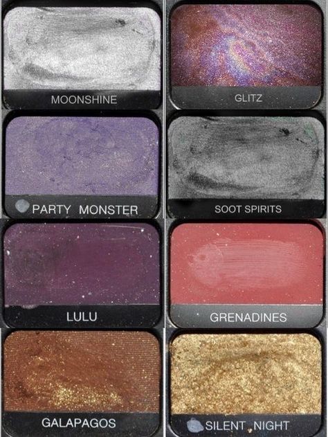 Nars Palette, Nars Eyeshadow Palette, Makeup Pallettes, Glitter Palette, Nars Eyeshadow, Makeup Pallets, Eyeshadow Pallets, Eyeshadow Palettes, Colorful Eyeshadow