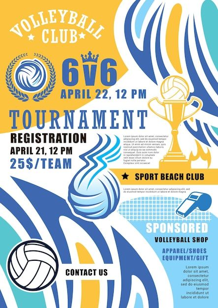 Volleyball Banners, Referee Whistle, Tournament Poster, Event Poster Design Inspiration, Volleyball Senior Night, Volleyball Posters, Volleyball Ball, Volleyball Game, Volleyball Clubs