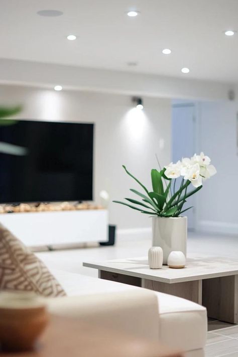 How To Brighten Up A Basement Without Windows: Lighting Solutions Brighten A Room With No Windows, Basement Without Windows, Brighten Basement With No Windows, Basement No Windows, Brighten Up A Basement, Dark Basement, Pool Porch, Dorm Room Wall Art, Deck Dining