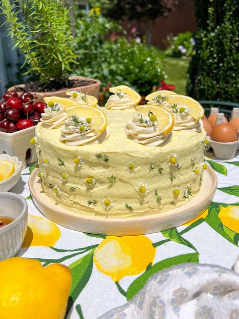 Baking Cake Recipes, Summer Baking Recipes, Lemon Birthday Cakes, Chantilly Cake, Chocolate Olive Oil Cake, Vanilla Cream Cheese, Vanilla Cream Cheese Frosting, Lemon Layer Cakes, Chocolate Fudge Frosting