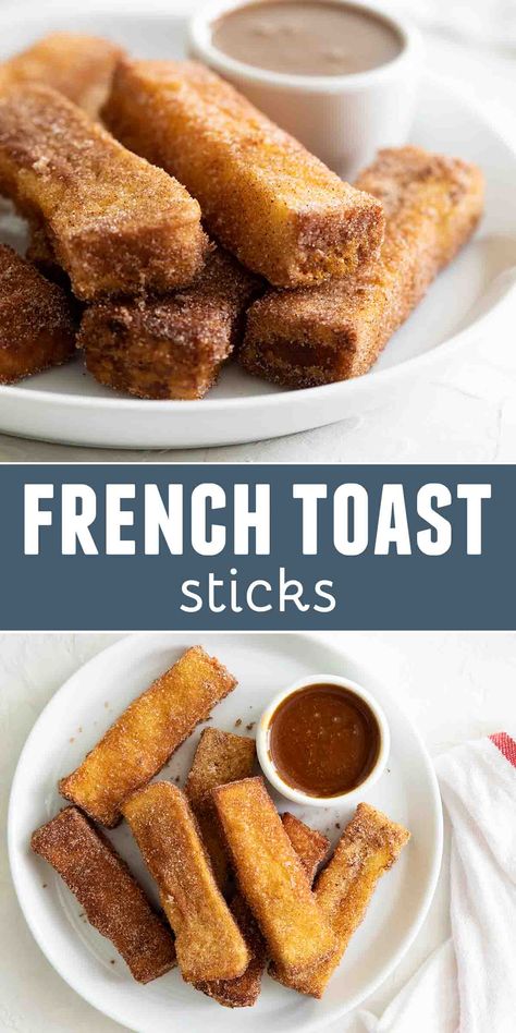 French Toast Sticks Recipe, Homemade French Toast, Low Carb Backen, Best French Toast, French Toast Sticks, Make French Toast, Cinnamon French Toast, Classic Breakfast, French Toast Easy