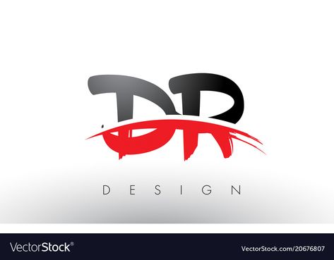 Dr Logo, Brush Letter, Brush Logo, Vectors Math, Birthday Cake Pictures, Healthcare Logo, Letters Design, Chinese Typography, Logo Letters