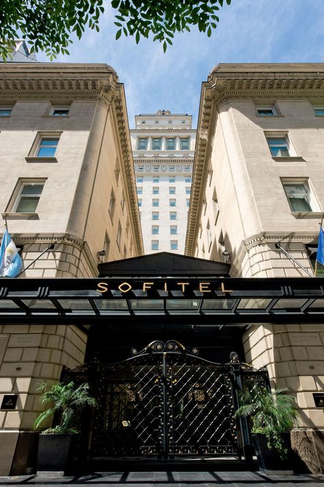 Sofitel Buenos Aires | Argentina - set in a office tower built in 1928 for a shipping magnate, it opened as a hotel in 2003. Sofitel Hotel, Hotel Exterior, Office Tower, Tower Building, Cultural Experience, Natural Style, Hotel Reviews, Best Hotels, Luxury Hotel