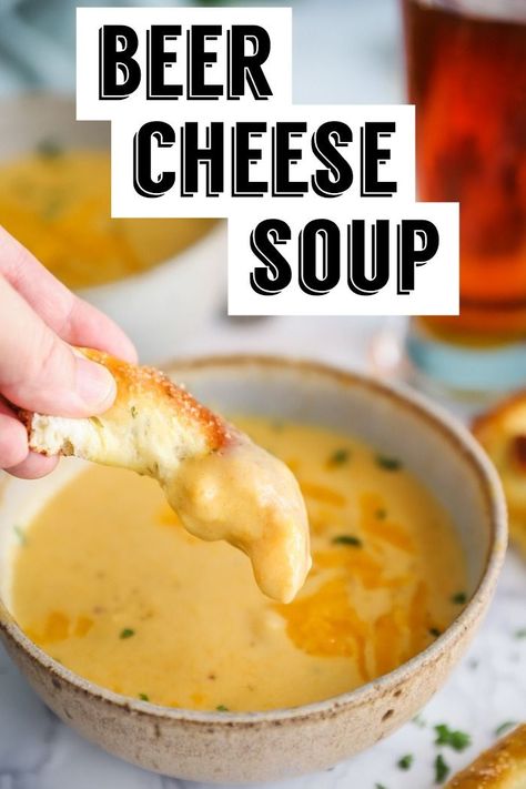 Easy Beer Cheese Soup, Wisconsin Beer Cheese Soup, Beer Cheese Soup, Beer Cheese Soups, Cheese Soup Recipes, Soup Appetizers, Beer Cheese, Savory Soups, Vegetarian Soup