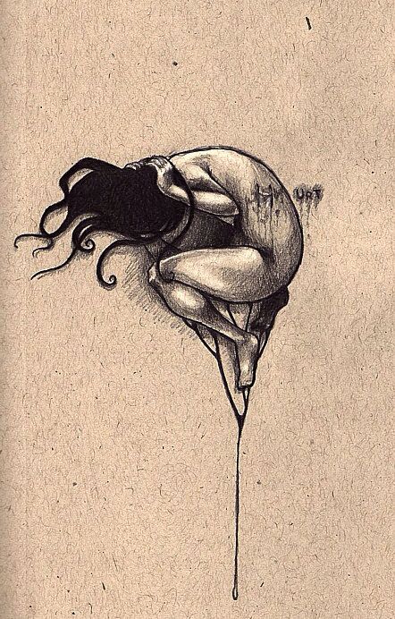 Deep Paintings, Mom Tattoo Designs, Dark Artwork, Art Drawings Sketches Pencil, Aesthetic Painting, Art Tutorials Drawing, Doodle Art, Art Tutorials, Drawing Sketches