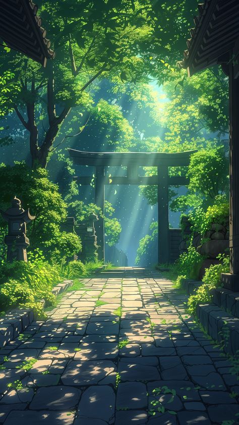 Animated Scenery, Background Pics, Cocoppa Wallpaper, Dreamy Artwork, Cool Anime Backgrounds, Background Ideas, Japon Illustration, Anime Backgrounds Wallpapers, Cool Wallpapers Art