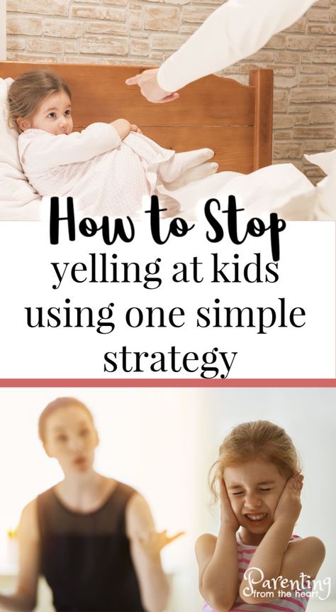 Yelling at your kids can become a hard habit to break but it can also be quite damaging. This one simple strategy stops me from yelling at my kids and it can work for you. #positiveparenting #stopyelling #peacefulparent #positivediscipline #parentingfromtheheart Yelling At Kids, Stop Yelling At Your Kids, Uppfostra Barn, Stop Yelling, Heat Of The Moment, Confidence Kids, Pumping Moms, Parenting Strategies, Smart Parenting