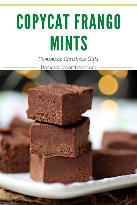 Frango Mint Recipe, Mint Chocolate Cookie Bars, Chocolate Mint Meltaways Recipe, Mint Meltaways Recipe, Peppermint Extract Recipes, Chocolate Mint Fudge, Frango Mints, Rum Ball, Mint Meltaways