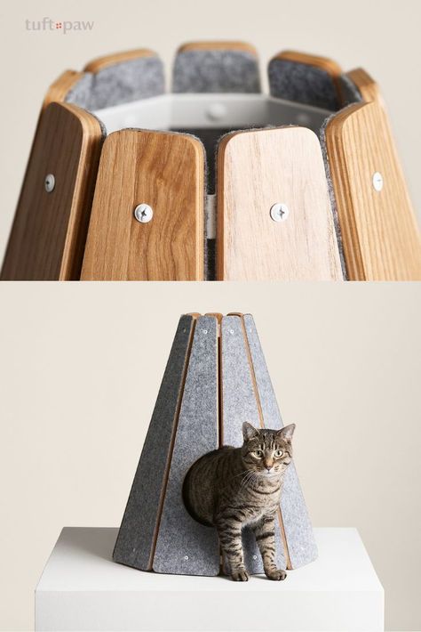 Cat Modern Furniture, Scandinavian Cat Furniture, Camper Cat, Modern Pet Furniture, Cat Furniture Design, Modern Cat Furniture, Cat Wall Furniture, Cat House Diy, Pet Hotel