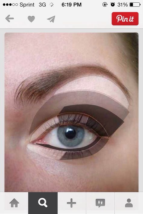 A Map For Applying Eyeshadow!!!!❤️❤️❤️❤️ Eye Makeup Diagram, Makeup Diagram, Apply Eyeshadow, Makeup Tips For Older Women, Hooded Eye Makeup, Makijaż Smokey Eye, How To Apply Eyeshadow, Makeup Tricks, Hooded Eyes