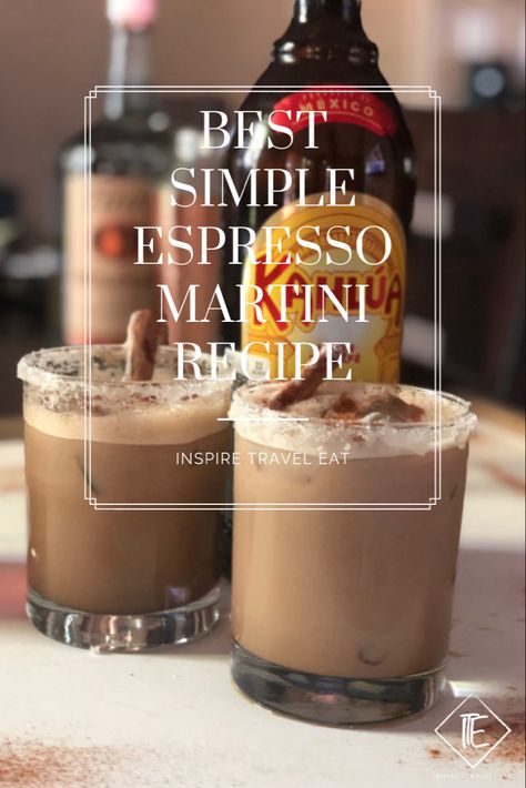 Kailua Martini, Three Olives Espresso Martini, Espresso Martini With Nespresso, How To Make Espresso Martini At Home, Espresso Martini Large Batch, Cappuccino Martini Recipe, Espresso Martini Without Kahlua, Easy Expresso Martinis, Big Batch Espresso Martini Recipe