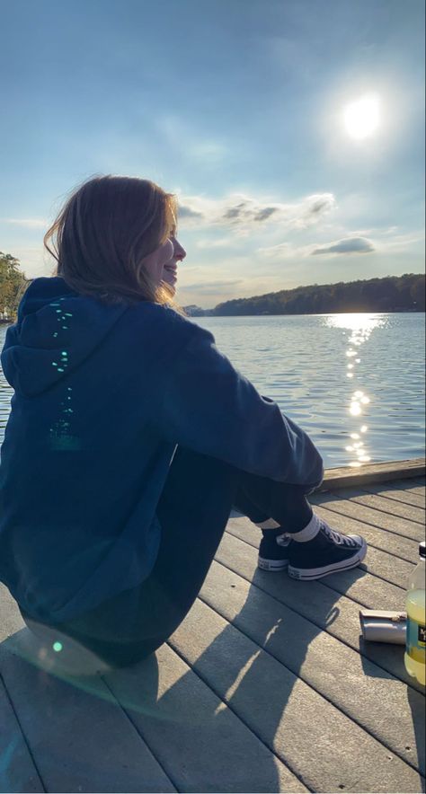 candid picture my friend took of me My Pictures, Turtle Neck, Lake