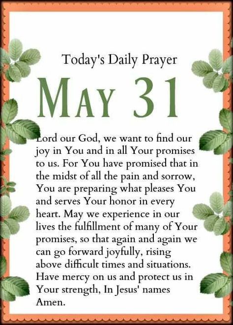 May 31 Bible Verse, May Quotes, Birthday Prayer, Week Quotes, Bible Verses For Women, Weekday Quotes, Daily Blessings, Daily Word, Daily Verses