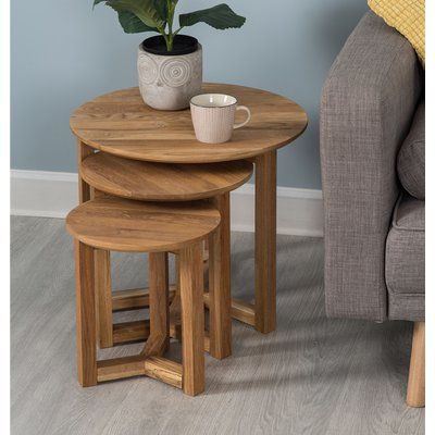 Wooden Side Tables Living Room, Wooden Side Table Living Room, Stools For Living Room, Nest Of Tables, Wood Nesting Tables Living Room, Nested Side Tables, Wooden Nesting Tables Living Room, Wooden Nesting Tables, Wood Nesting Side Tables