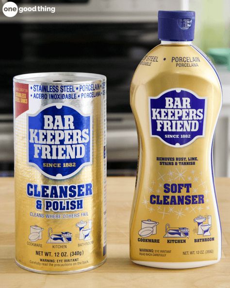 Barkeeper's Friend Barkeepers Friend, Homemade Toilet Cleaner, Clean Baking Pans, Cleaning Painted Walls, Bar Keepers Friend, Bar Keeper, Glass Cooktop, Deep Cleaning Tips, How To Remove Rust