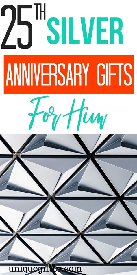 25th Silver Anniversary Gifts for Him | What to buy my husband for our 25th wedding anniversary | These are the best 25th silver wedding anniversary gift ideas out there. | #anniversary #gifts #husband #men 25 Year Anniversary Gift, Silver Wedding Anniversary Gift, Gifts Husband, Anniversay Gifts, 25 Wedding Anniversary Gifts, 10th Wedding Anniversary Gift, 25th Anniversary Gift, Silver Anniversary Gifts, 25 Year Anniversary