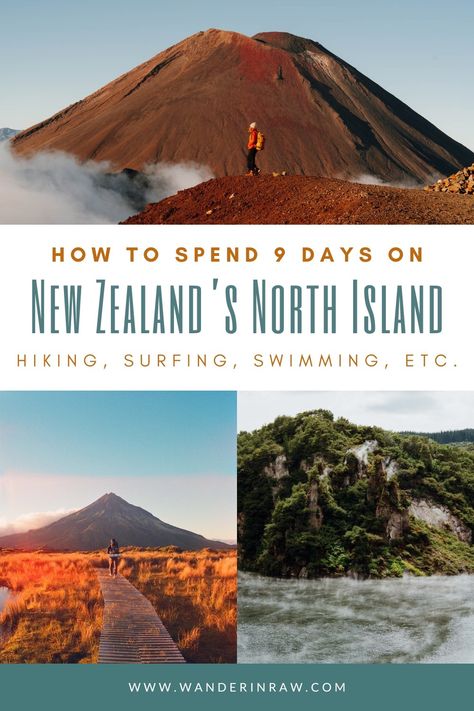 9-Day New Zealand Itinerary, North Island New Zealand Itinerary, North Island New Zealand, Visit New Zealand, New Zealand North, Rotorua, New Zealand Travel, Road Trip Itinerary, Travel Stories, Travel Lifestyle