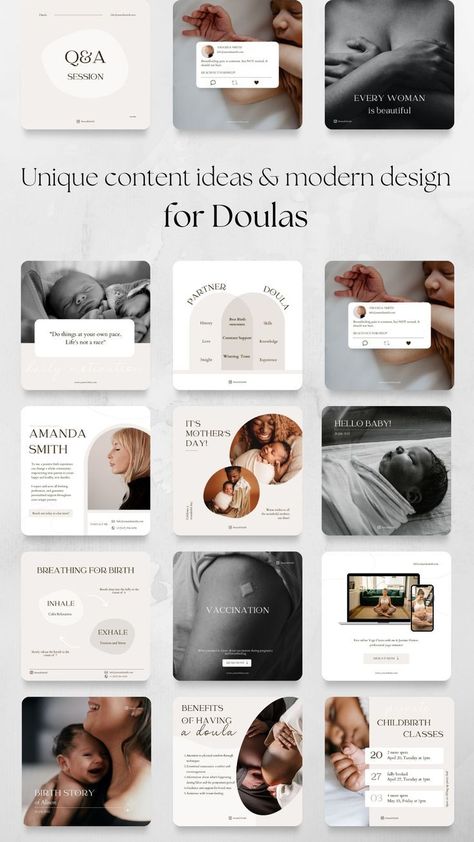 Social Media for Doulas | Doula Instagram Template | Doula Business Template | Doula Instagram Posts University Marketing, Doula Business, Birth Doula, Social Media Marketing Tools, Pregnancy Journey, Marketing Skills, Marketing Consultant, Social Media Marketing Services, Social Media Branding