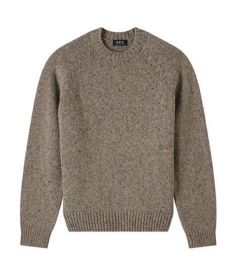 Men's Knitwear - Cardigans, Sweaters & More | A.P.C. Ready-to-Wear Mens Knit Sweater, Wishlist Ideas, Classy Streetwear, Cashmere Sweater Men, Men's Knitwear, Merino Sweater, White Shirts Women, Men Stylish Dress, Rustic Materials