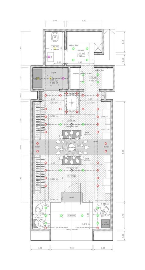 Philipp Plein Store,Floor Plan Boutique Floor Plan Store Layout, Boutique Floor Plan, Fashion Shop Interior, Boutique Layout, Retail Store Layout, Models Architecture, Store Plan, Fashion Showroom, Ceiling Plan