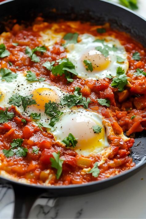 Best Shakshuka Recipe - Insanely Good Shakshuka Recipes, Meals Of The Day, Egg Dish, Middle Eastern Recipes, Iron Skillet, Satisfying Food, Egg Recipes, One Pot Meals, Skillet