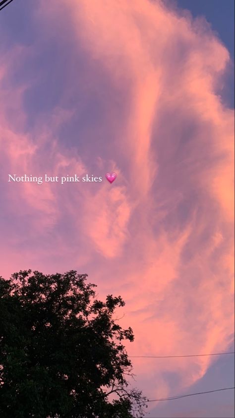 Pink Aesthetic Captions, Pink Sky Aesthetic Quotes, Pink Sky Captions Instagram, Pink Sky Quotes, Sky Captions, Cloud Quotes, Sunset Captions, Caption For Girls, Sky Quotes