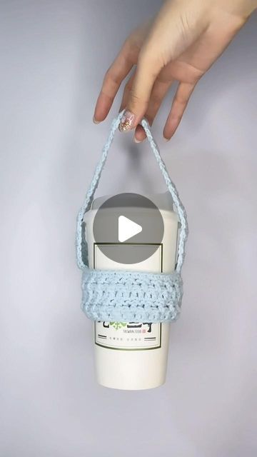 @knotty_min on Instagram: "Cup holder 🧋✨ #crochet #crochetcupholder #crochetinspiration #sgcrochet #cupholder" Crochet Cup Holder, December 25, Crochet Accessories, Diy Bag, Cup Holder, Crochet Projects, Crochet, Instagram