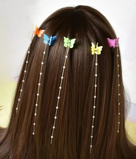 Cute Diy Hair Accessories, Hair Pins Diy, Diy Hair Scrunchies, Designer Hair Accessories, Bead Hair Accessories, Hair Clips Diy, Hair Clamps, Pearl Decor, Hair Claws