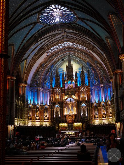 Notre Dame Montreal, Things To Do In Montreal, Old Catholic Church, Canada Cruise, Notre Dame Basilica, Usa Places To Visit, Montreal Wedding, Mount Royal, O Canada