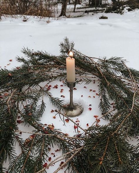 Merry Yule, Yule Celebration, Notforgotten Farm, Folk Art Embroidery, Dark Christmas, Art Embroidery, Winter Magic, Kwanzaa, Christmas Mood